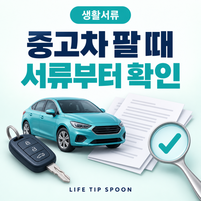 중고차 팔 때 필요한 서류｜개인 직거래·업체 매입 구분