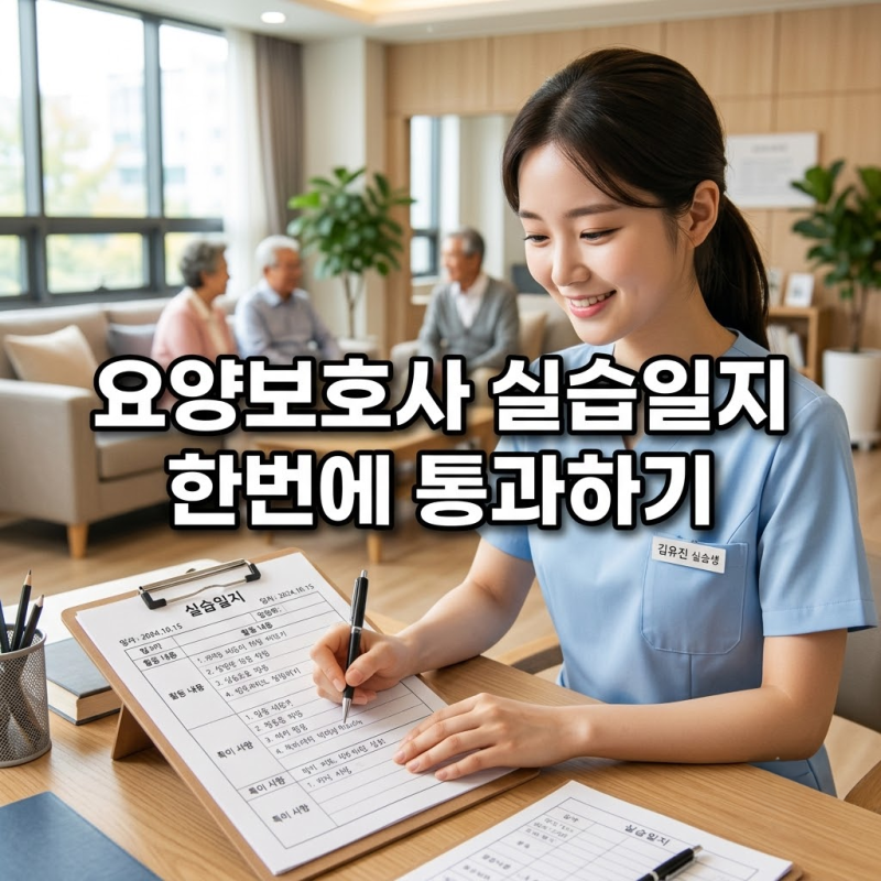 요양보호사 반려 없는 실습일지 작성법과 맞춤 도우미 활용