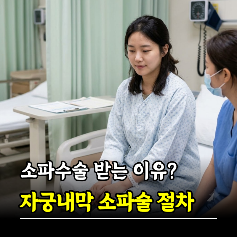 소파수술 받는 이유? 자궁내막 소파술 절차 회복기간