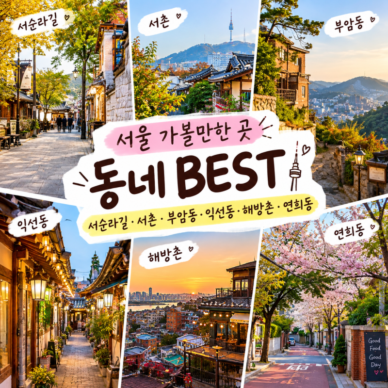서순라길·서촌·부암동·익선동·해방촌·연희동~ 하루 놀기 좋은 서울 가볼만 한 곳 우리동....