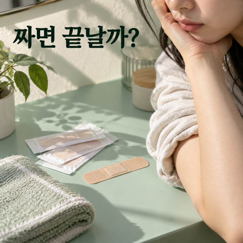 소아물사마귀, 몇 개 안 보일 때 짜버리면 끝날까요?