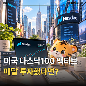 TIME 미국나스닥100액티브 ETF, 매달 100만원씩 투자했다면?