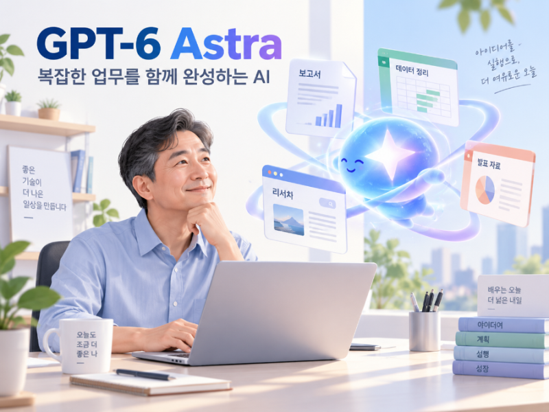 「GPT-6 아스트라, 무엇이 달라졌나? 기존 GPT 비교부터 초보자 사용법까지」