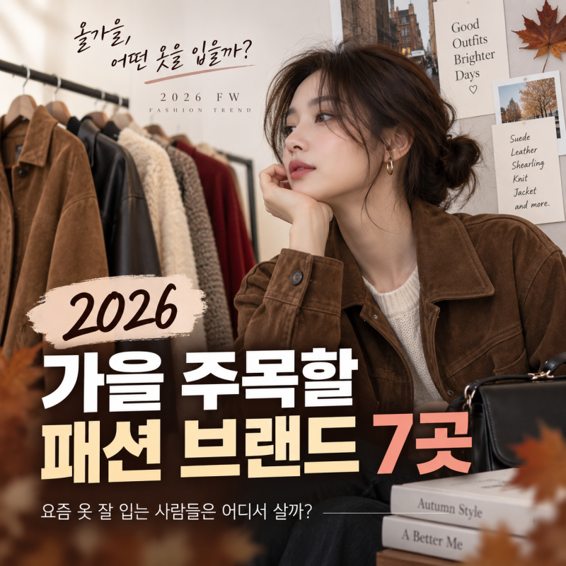 요즘 옷 잘 입는 사람들은 어디서 살까? 2026 가을 주목할 패션 브랜드 7곳