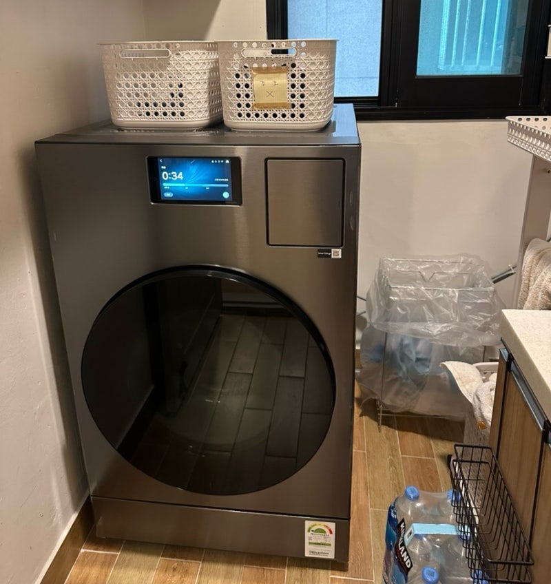 삼성 Bespoke Ai 콤보 세탁기 25/20kg 한달사용후기