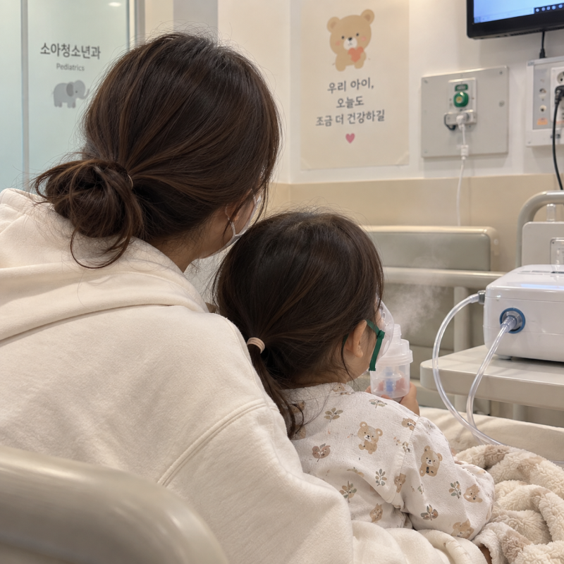 아기 후두염 폐렴으로? 소아과에서 들은 이야기