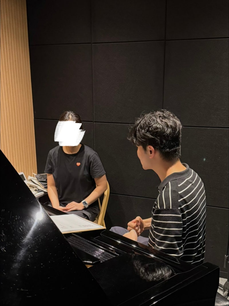 오늘은뮤직 기흥점 자유 연습실의 모습
