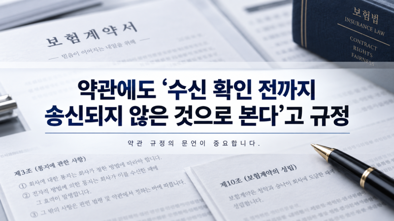 [ 카톡 해지안내 ] 보험사가 고지의무 위반을 알고도 1개월 넘겨 해지 통보했다면? 수면제 장....