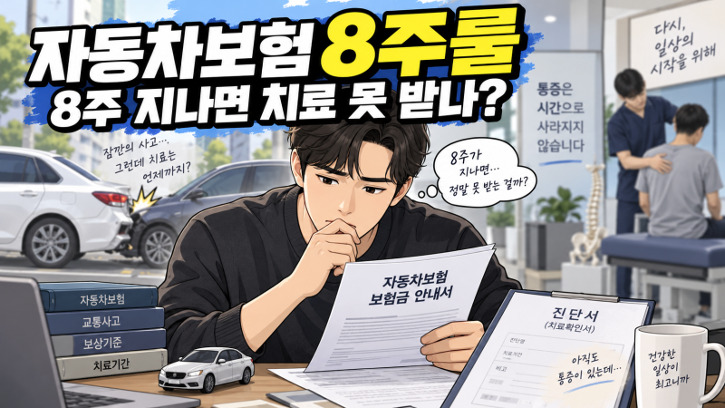 자동차보험 8주룰 9월10일 시행｜교통사고 8주 넘으면 치료 못 받나? 대상·서류 총정리
