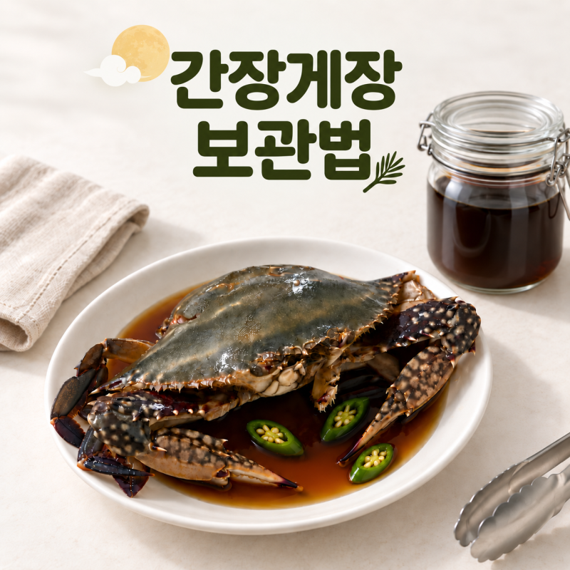간장게장 보관법, 꼿그이와 함께 명절 연휴에도 맛있게
