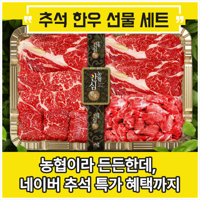 추석선물세트 추천 농협 한우선물세트 구성 혜택 총정리
