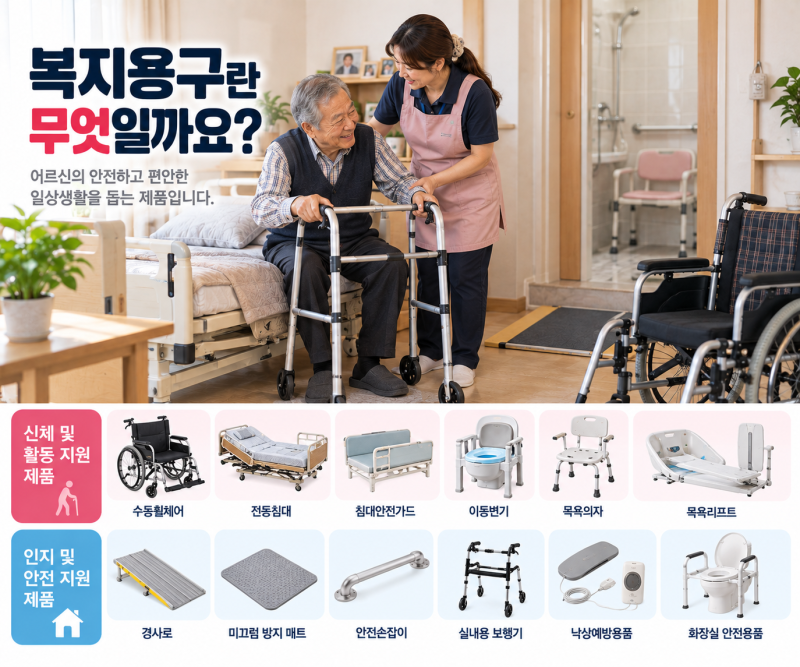 대구성서주간보호센터 어르신 복지용구 종류와 신청방법 완벽 정리