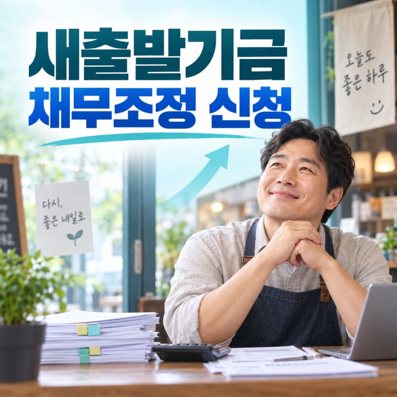2026년 새출발기금 채무조정 신청 원금 최대 90% 신청조건 총 정리