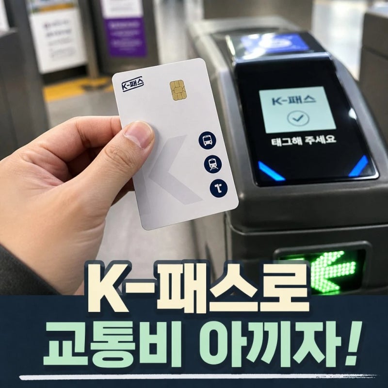 K-패스 환급 조건 및 신청 방법 총정리 (교통비 절약 팁)
