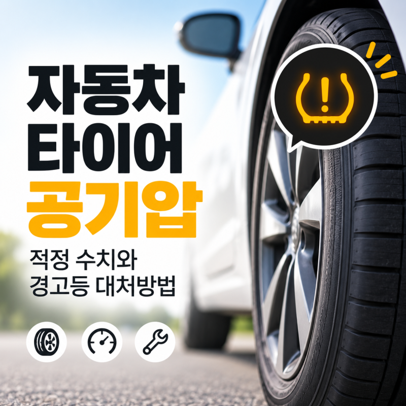 자동차 타이어 공기압 적정 수치와 경고등 대처방법, 대처 방법
