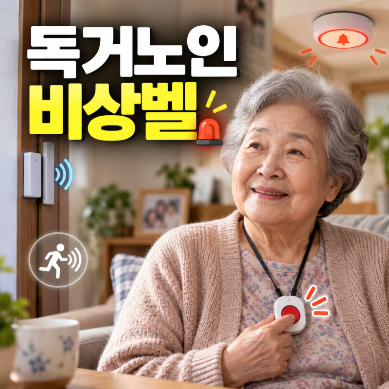 “혼자 계신 부모님, 쓰러지면 누가 알지?” 독거노인 비상벨은 버튼 하나가 아닙니다