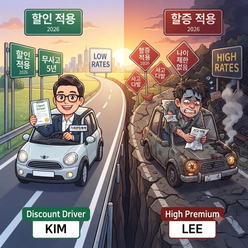자동차보험료 절약 방법, 2026년엔 할인율보다 먼저 갈리는 운전자 범위와 사고 이력
