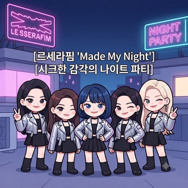LE SSERAFIM 2ndシングル「Made My Night」9月11日カムバック：トラックリストからMV公開時間まで総まとめ