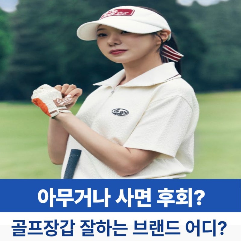 골프장갑 잘하는 골프웨어브랜드 어디? 양피·합피 비교부터 여성 골프장갑 추천까지