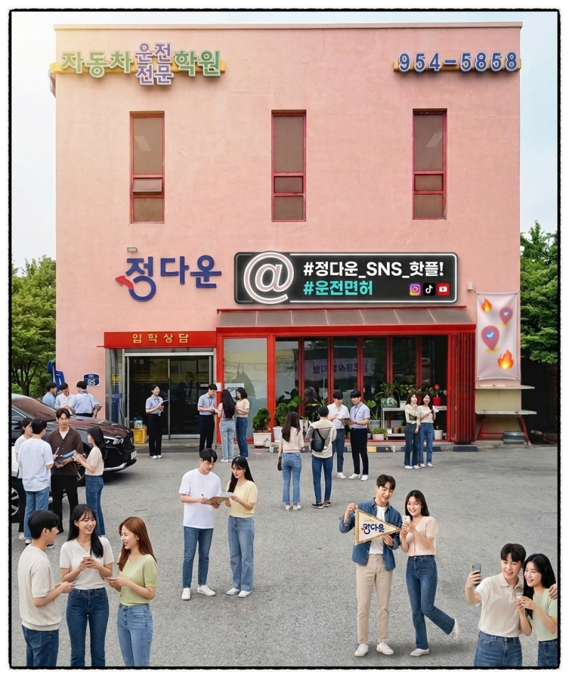 서대문구운전면허학원 정다운! 3일이면 가능한 일정이 궁금해요