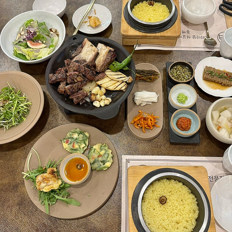 아산 석갈비 맛집 동백석갈비 한정식 추천 점심특선 후기