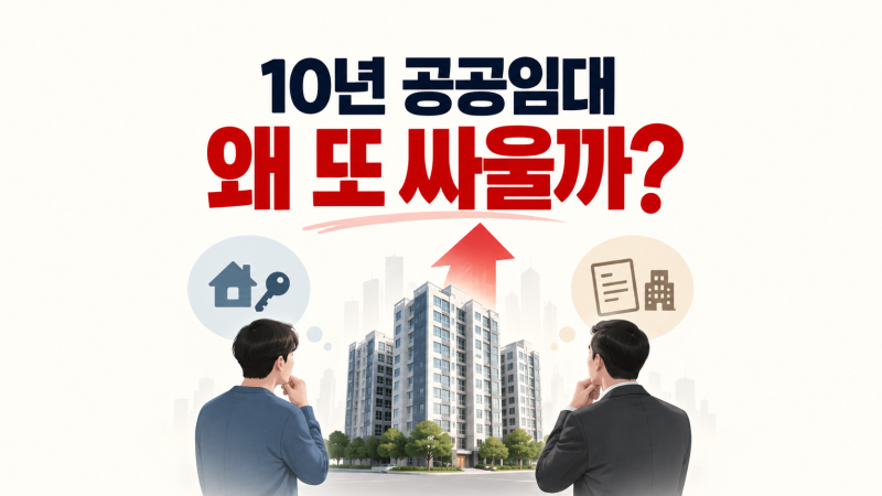 10년 공공임대 분양전환 가격, 왜 아파트마다 분쟁이 반복될까?
