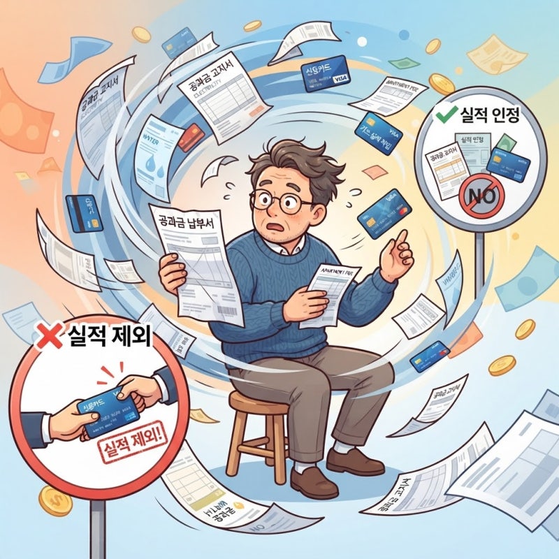 공과금 카드 실적 인정 여부, 2026년엔 ‘납부 가능’보다 실적 제외가 손익을 가른다