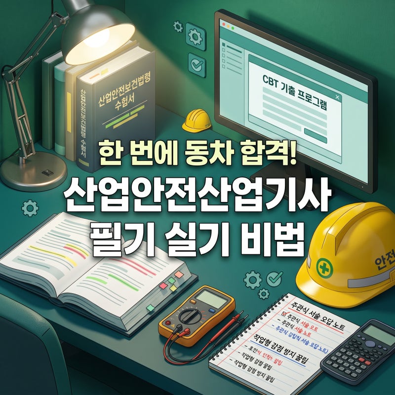 산업안전산업기사 필기 실기 빈출 법령 공략과 동차 합격 비법