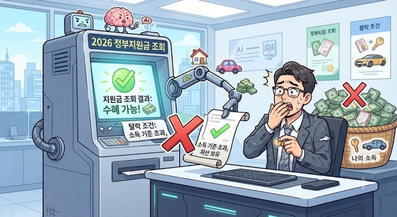 정부지원금 내가 받을 수 있는 것 조회, 2026년엔 ‘조회 결과’보다 탈락 조건이 먼저다