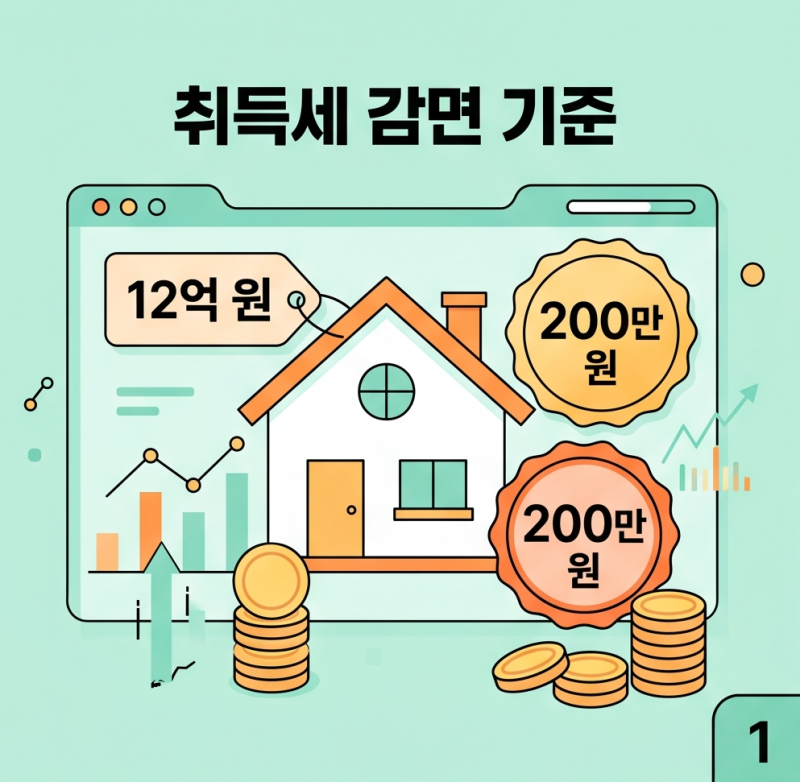 2026 생애최초 주택 취득세 감면! 200만 원 혜택 조건과 실거주 의무 총정리, 내 집 마련 필수 ....