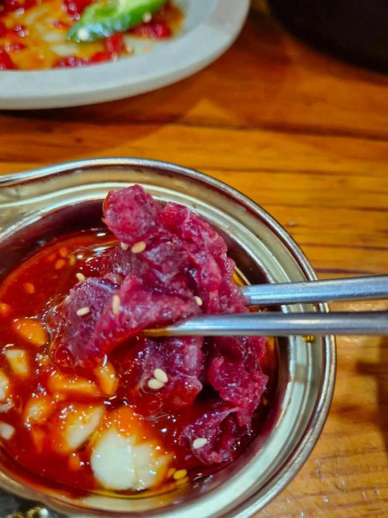 광주 첨단 맛집 돌쇠네식육식당 한우 생고기 모임 장소 추천