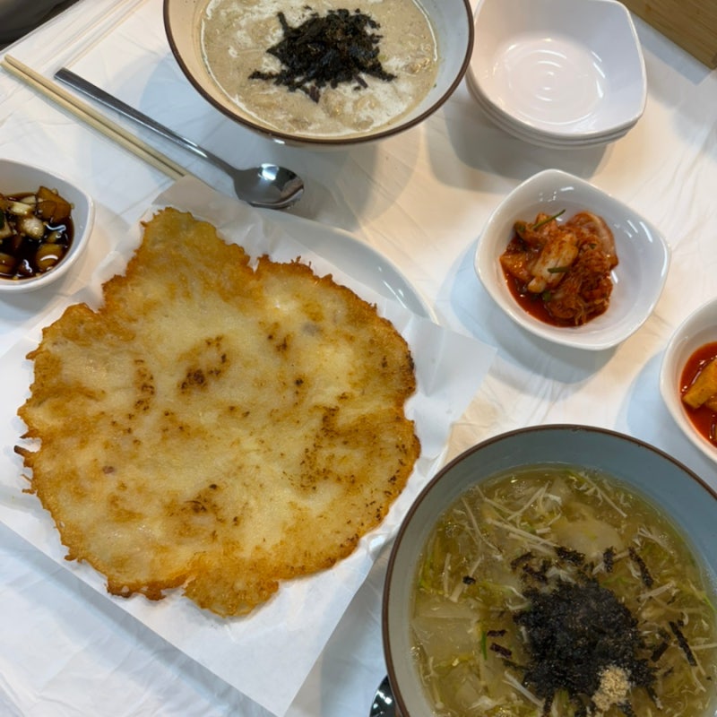 강원도 속초시장 신토불이 감자옹심이 위치 주차 아이와 먹은 후기