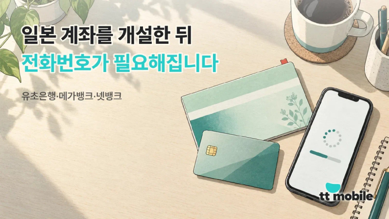 일본 계좌를 개설한 뒤 전화번호가 필요해집니다 — 유초은행·은행별 인터넷뱅킹 인증 정리....