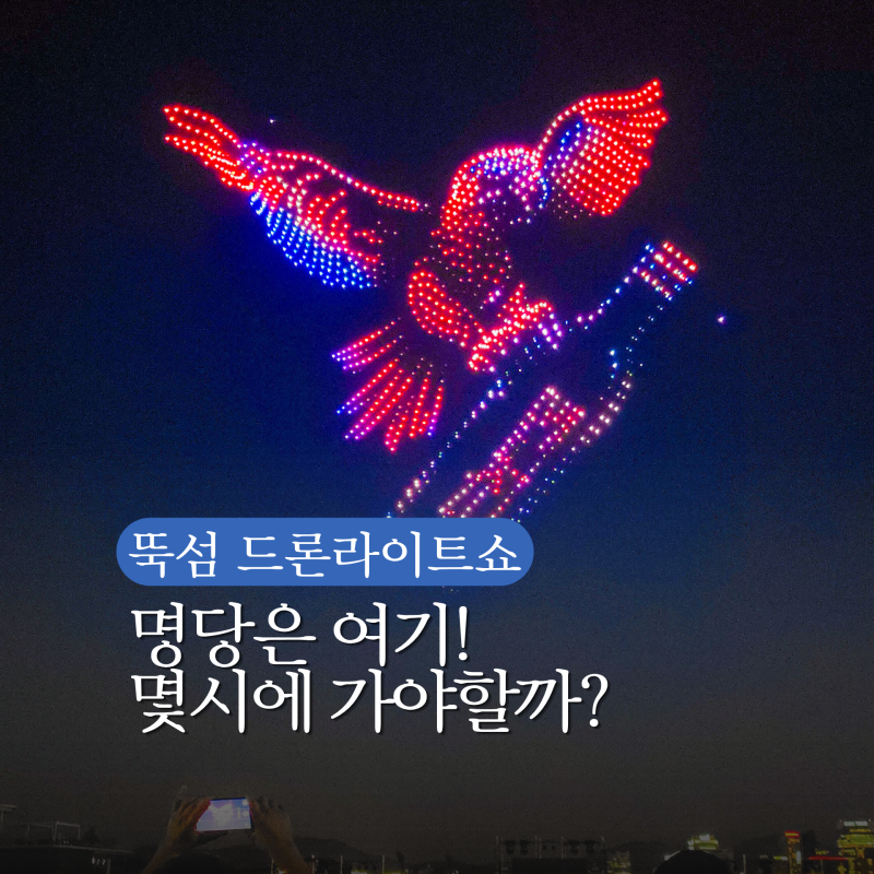 2026 뚝섬 드론라이트쇼 하반기 일정, 명당 도착시간 주차 총정리
