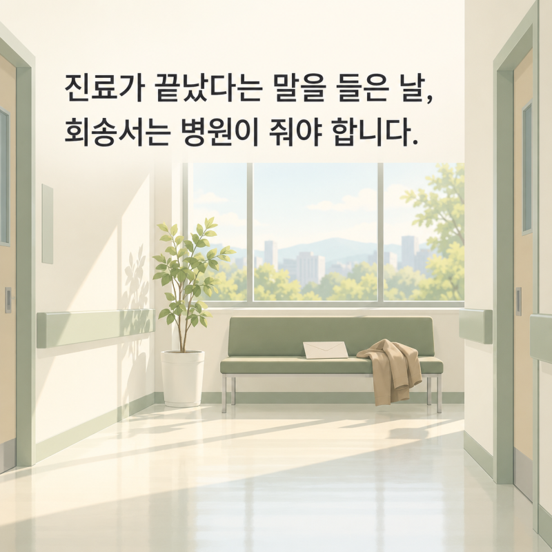 2026 요양급여회송서란 — 큰 병원에서 회송받은 분은 다음 진료가 동네 병원, 다시 가려면 의....
