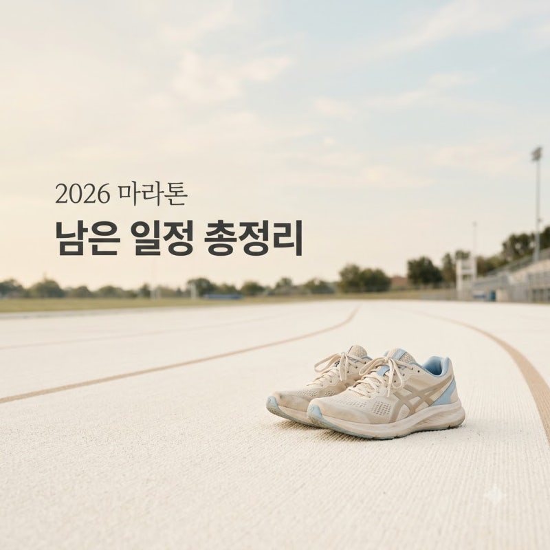 벌써 마감? 2026서울마라톤일정 총정리, 남은 대회는 딱 2개..