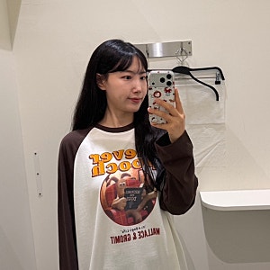탑텐 나그랑티 입어본 후기 | 월레스와 그로밋 가을 긴팔티 너무 귀여워