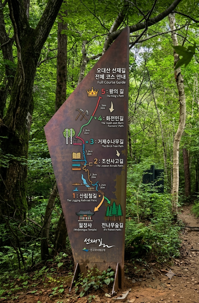 [오대산 선재길] 왕의 길-월정사 트레킹 코스