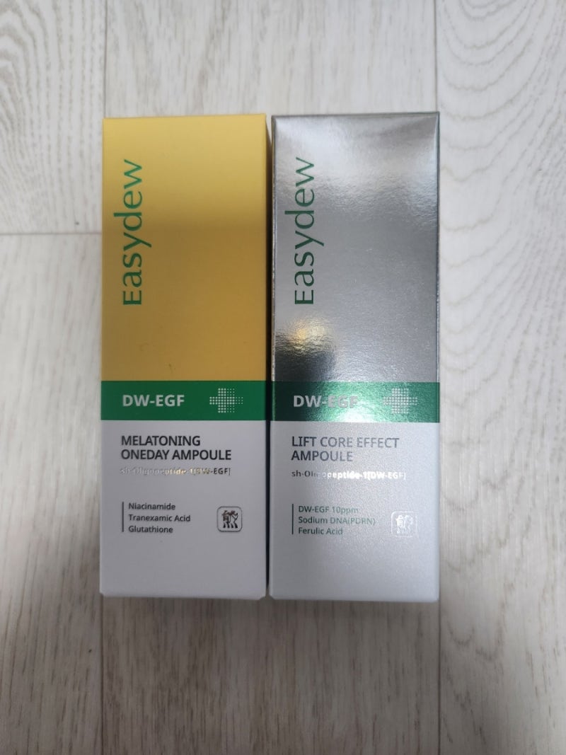 기미잡티와 탄력 고민을 한 번에｜이지듀 멜라토닝·리프트 EGF 앰플 사용후기