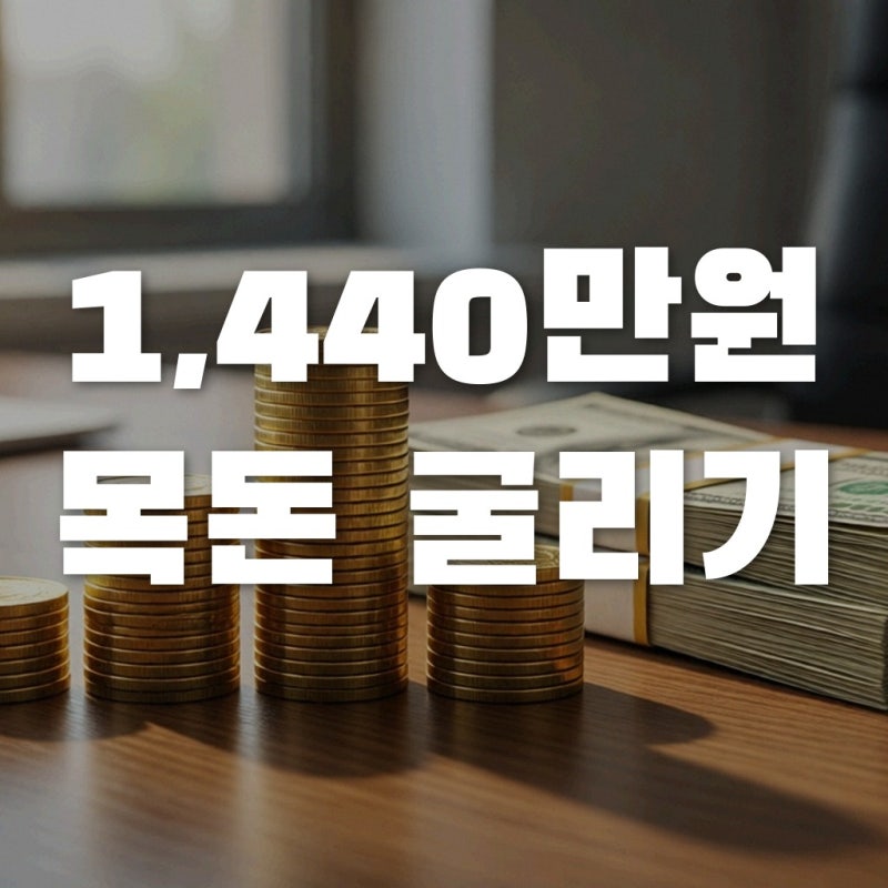 청년내일저축계좌 만기 목돈, 1,440만 원을 굴리는 5:3:2 전략