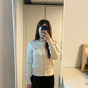 가을가디건 폴로니트 여성 케이블 꽈배기 니트 걸즈 가디건 사이즈 핏 코디 꿀팁