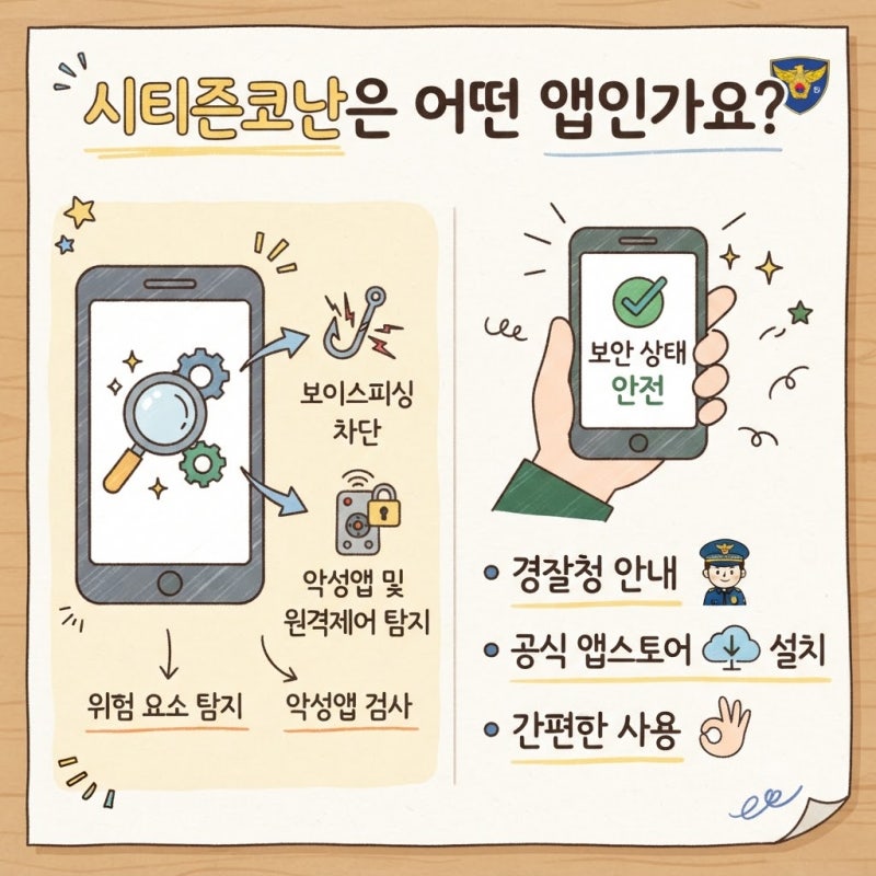 시티즌코난 보이스피싱 예방 앱, 경찰청 안내와 설치 전 확인사항