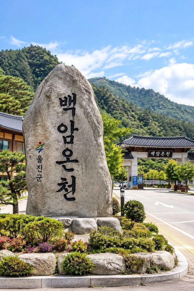 울진 백암온천 가족탕 숙소 완벽 가이드