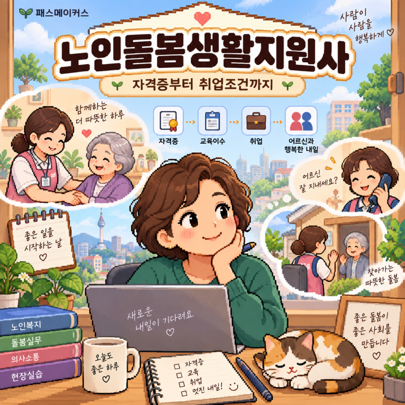 노인돌봄생활지원사 자격증 필요할까? 취업조건과 준비방법 알아보기