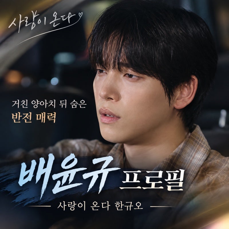 한규오가 이렇게 설렐 줄이야, 사랑이 온다 배윤규 프로필