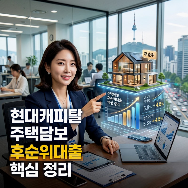 현대캐피탈 주택담보 후순위대출 자주 겪는 고민과 대응 방법