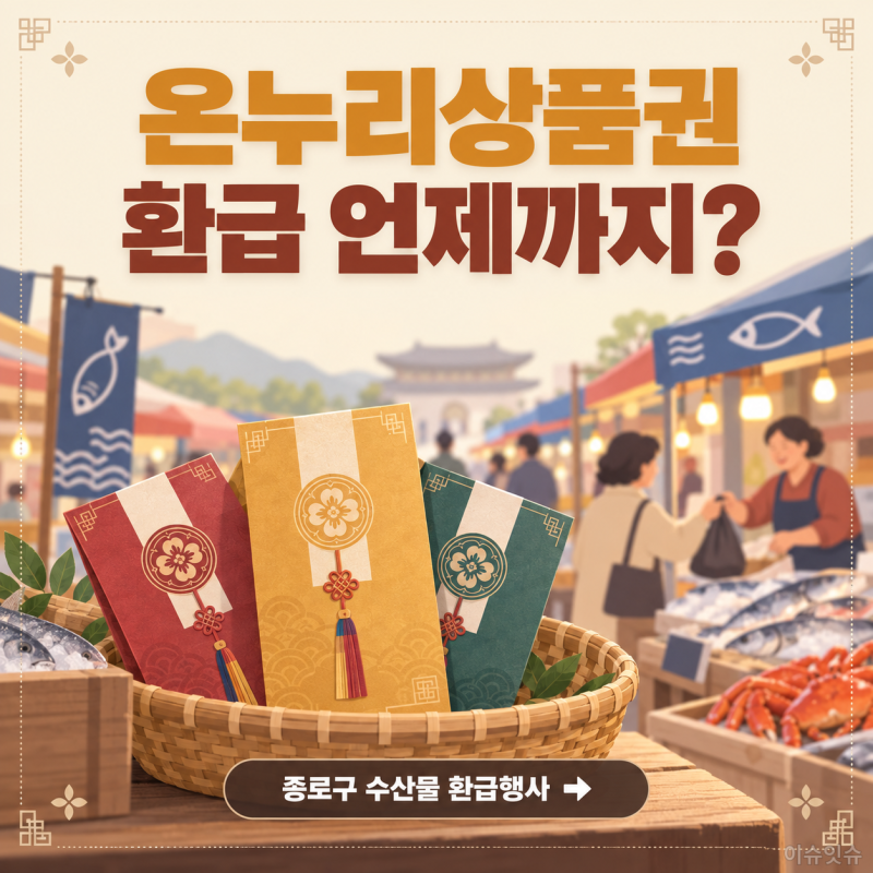 추석 전통시장 온누리상품권 환급행사, 언제부터 언제까지 받을 수 있는지