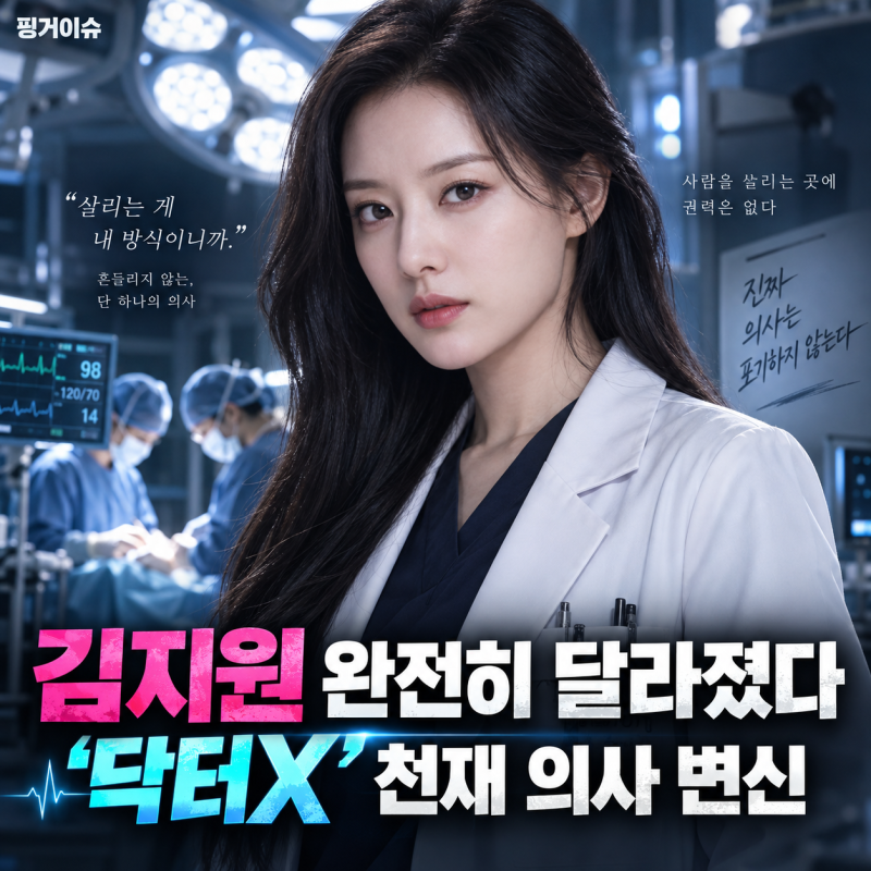 “눈물의 여왕 어디 갔어?” 김지원, ‘닥터X’ 천재 의사로 완전히 달라졌다