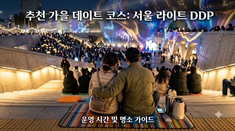 가을 데이트 코스 추천 서울라이트 DDP 운영시간과 명당자리 안내