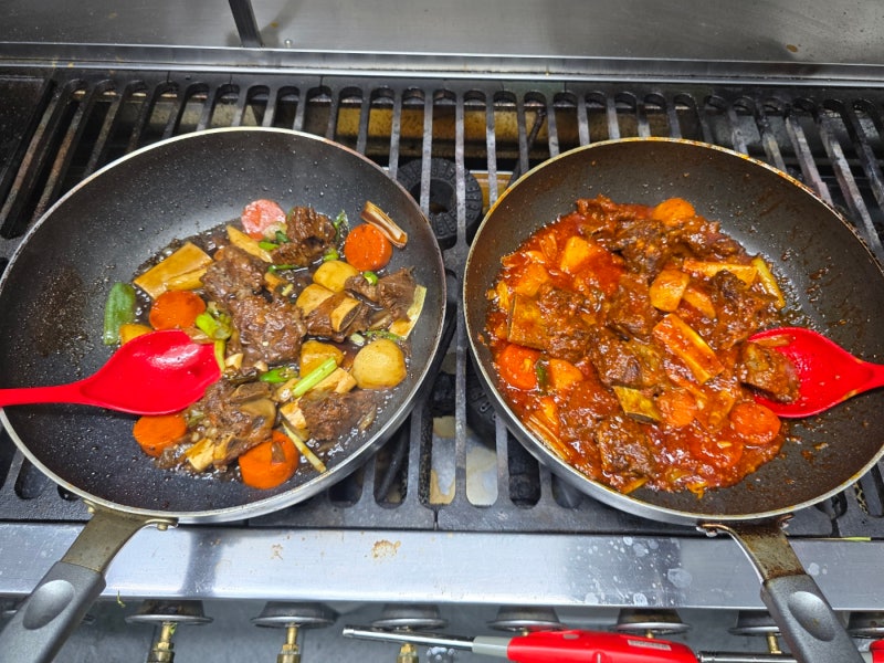 압력밥솥 소갈비찜 맛있게 만드는 법 매운 소갈비찜 양념 간장 갈비찜 레시피 황금비율